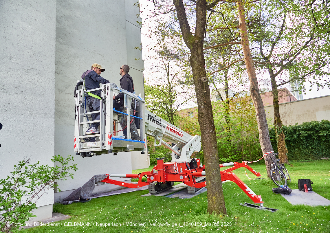 05.05.2023 - Graffiti am Karl-Marx-Ring 75 in Neuperlach